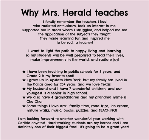 Why I Teach